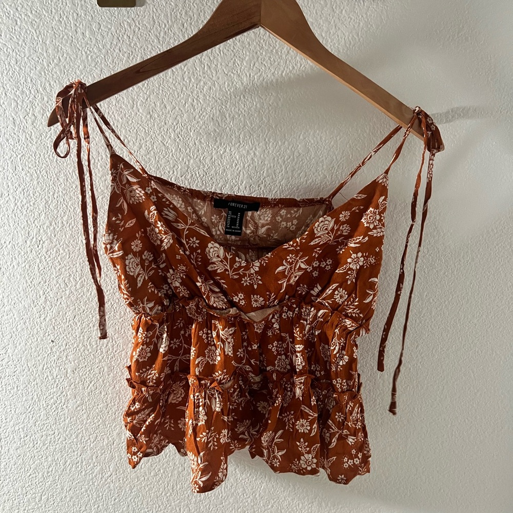 Forever 21 Rust Women's Top